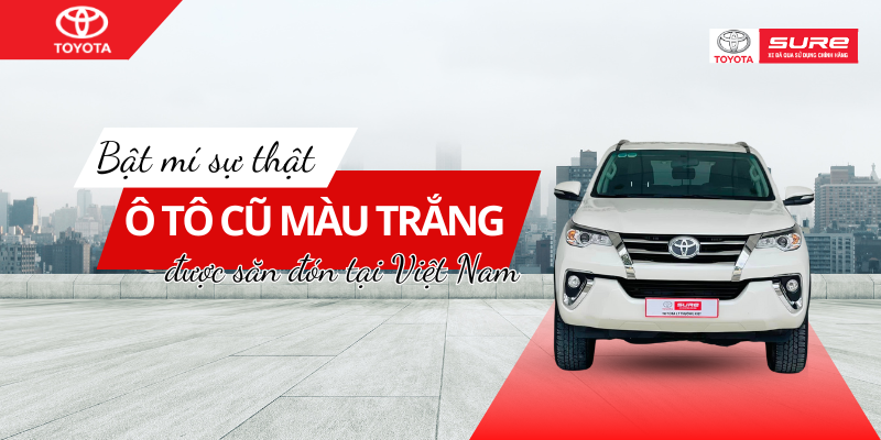 Sự thật đằng sau ô tô cũ MÀU TRẮNG được săn đón tại Việt Nam