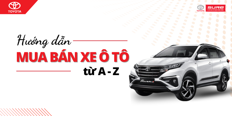 Thủ tục mua bán xe ô tô của công ty từ A đến Z