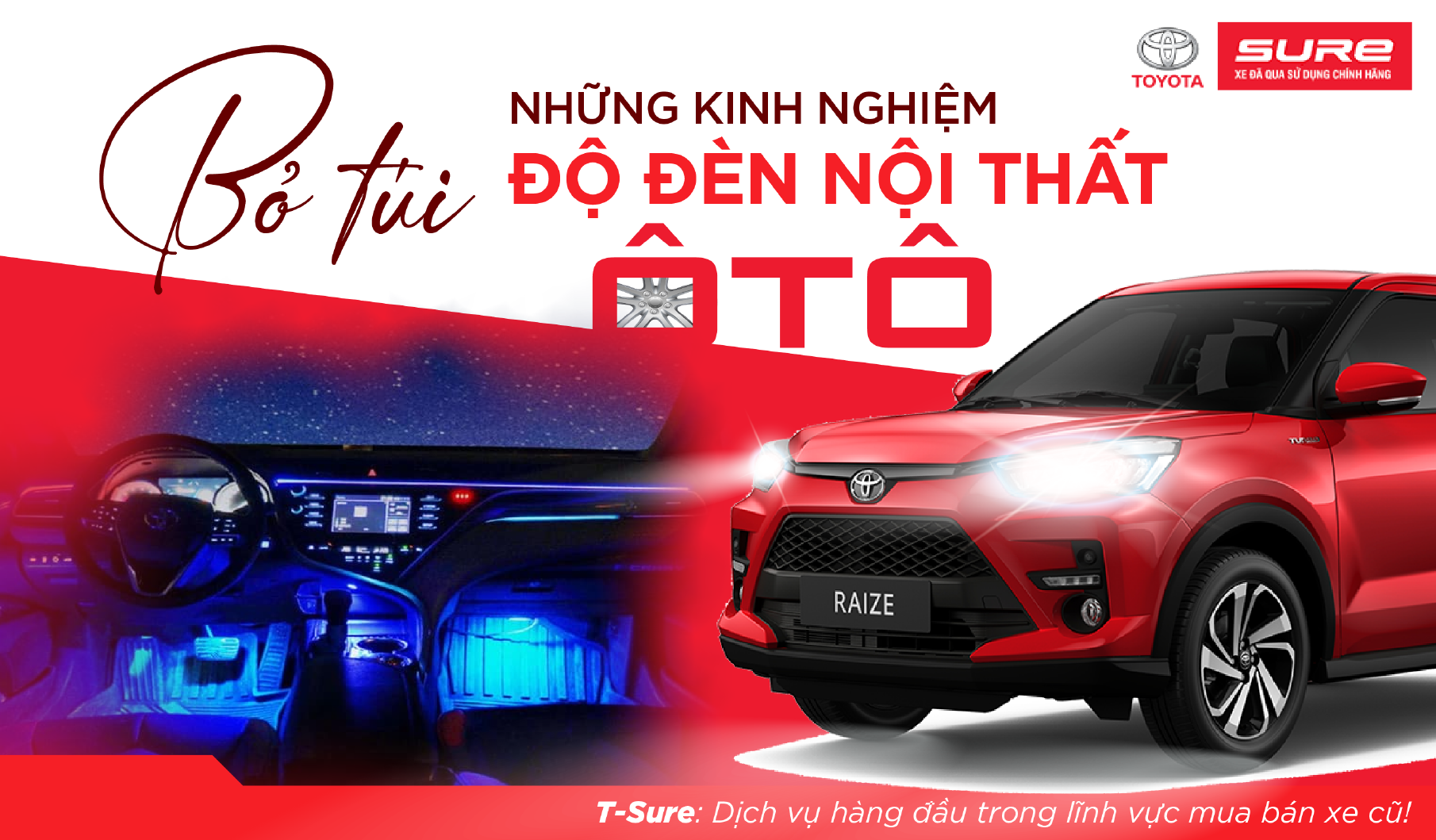 Bỏ Túi Những Kinh Nghiệm Độ Đèn Nội Thất Ô Tô